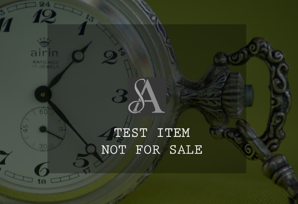 test watch selling antiques test item not for sale