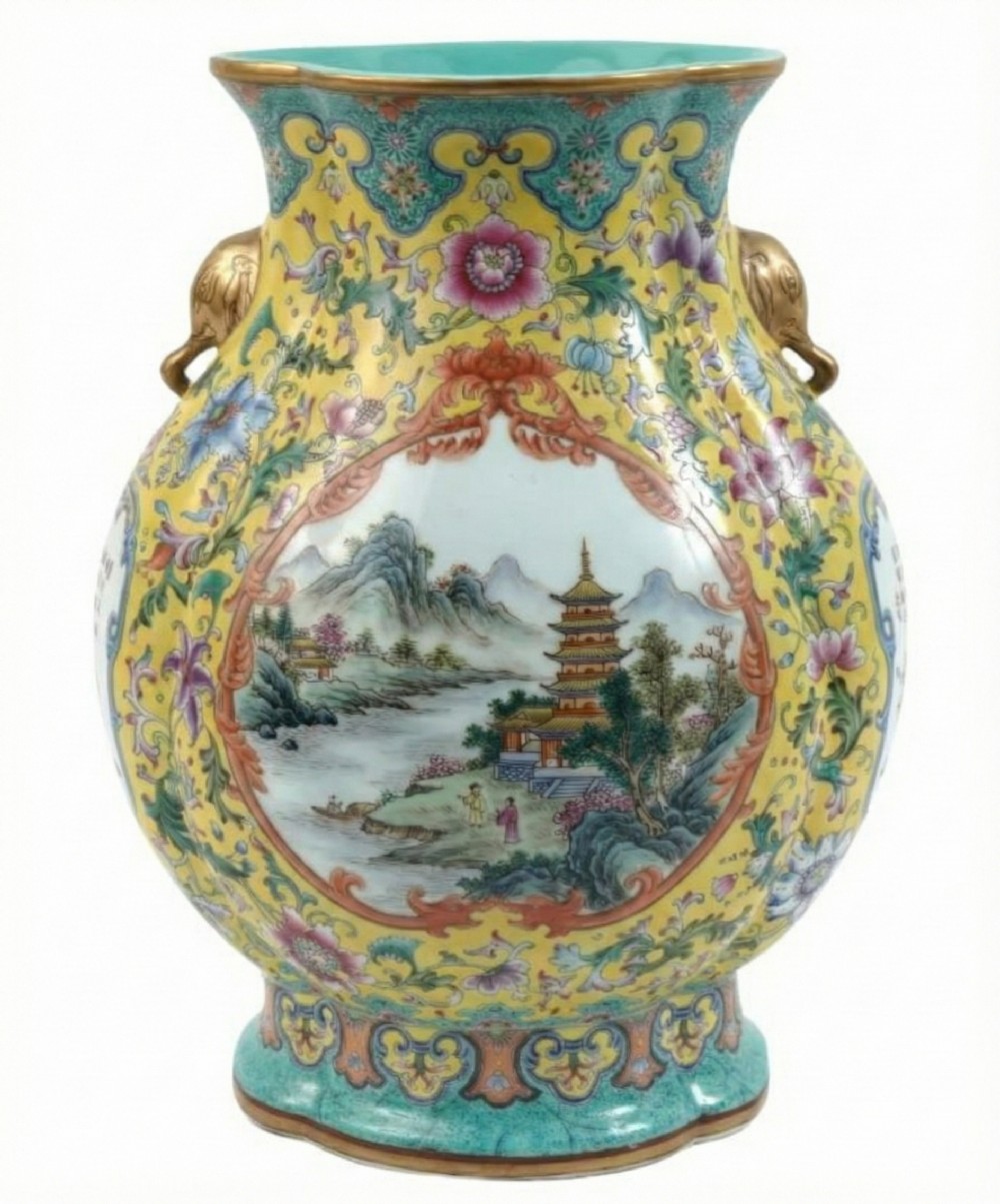 exquisite antique chinese porcelain vase